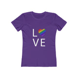 Rainbow LOVE - Women's Feminine Relaxed Tee